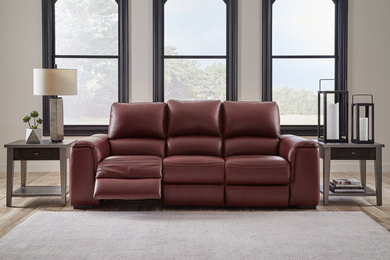 Alessandro Garnet Reclining Sofa and Recliner - Gate FurnitureLiving Room Set