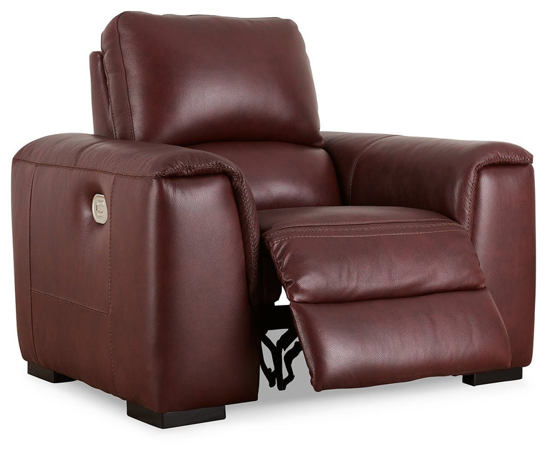 Alessandro Sofa, Loveseat and Recliner in Garnet - Gate FurnitureLiving Room Set