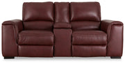 Alessandro Sofa, Loveseat and Recliner in Garnet - Gate FurnitureLiving Room Set