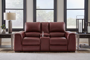 Alessandro Sofa, Loveseat and Recliner in Garnet - Gate FurnitureLiving Room Set