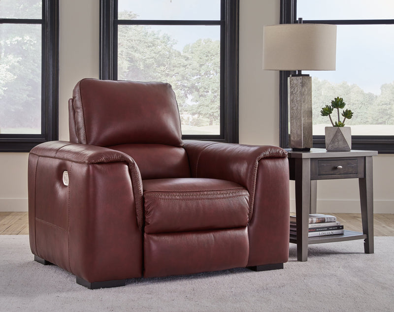 Alessandro Sofa, Loveseat and Recliner in Garnet - Gate FurnitureLiving Room Set