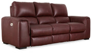 Alessandro Sofa, Loveseat and Recliner in Garnet - Gate FurnitureLiving Room Set