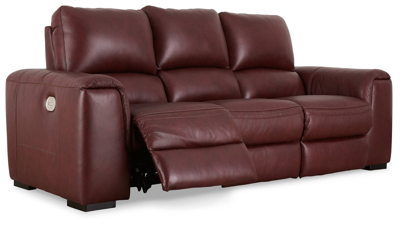 Alessandro Sofa, Loveseat and Recliner in Garnet - Gate FurnitureLiving Room Set