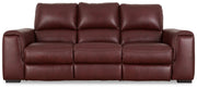 Alessandro Sofa, Loveseat and Recliner in Garnet - Gate FurnitureLiving Room Set