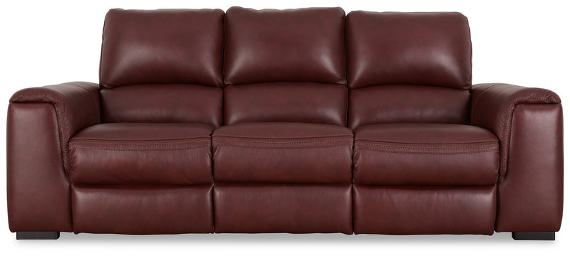 Alessandro Sofa, Loveseat and Recliner in Garnet - Gate FurnitureLiving Room Set