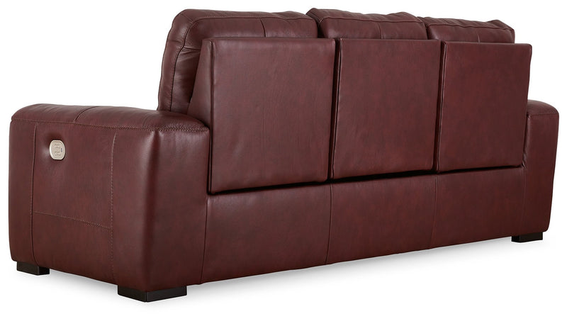Alessandro Sofa, Loveseat and Recliner in Garnet - Gate FurnitureLiving Room Set