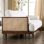 Alesund Beige/Walnut Loveseat - CM9982-LV