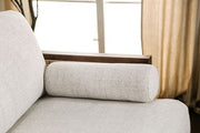 Alesund Beige/Walnut Sofa - CM9982-SF