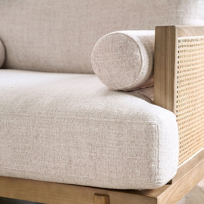Alesund Light Oak/Beige Sofa - CM9981-SF