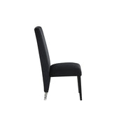 Alexa - Black Fully Upholstered Chairs with Faux Marble Accents - D224-C