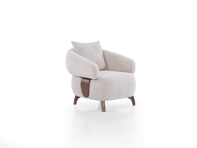 Alexa Chair Cream in Cream - 101-ALE-ERACREAM-B
