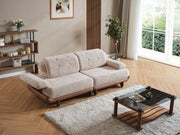 Alexa Convertible Sofa Cream in Cream - 101-ALE-ERACREAM-3
