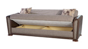 Alfa 3 Seat Sleeper 2pcs (Redeyef Brown) - Gate FurnitureLiving Room Set