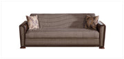 Alfa 3 Seat Sleeper 2pcs (Redeyef Brown) - Gate FurnitureLiving Room Set