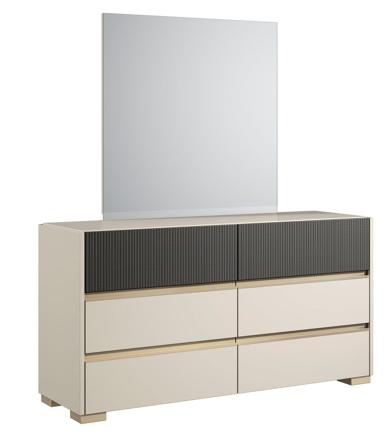 Alfa Double Dresser / Mirror Set - p13708