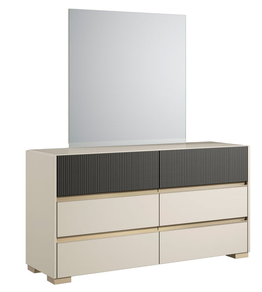 Alfa Double Dresser / Mirror Set - p13708