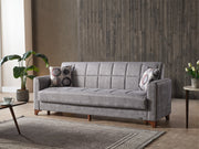 Alfa Elf 3-pieces (Sofa & Loveseat & Chair) Livingroom in Grey - 200-ELIF-ALF-E170-321
