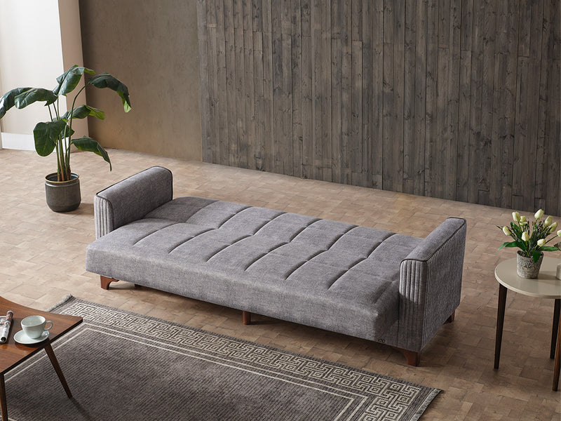 Alfa Elf 3-pieces (Sofa & Loveseat & Chair) Livingroom in Grey - 200-ELIF-ALF-E170-321