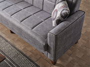 Alfa Elf Convertible Loveseat in Grey - 200-ELIF-ALF-E170-2
