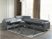 Alfa Sectional Sofa in Grey - 200-ELIF-ALF-A157-S