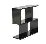 Alfa Side Table - Bookcase in Black - 710-ALF-BC-BLACK