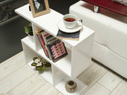 Alfa Side Table - Bookcase in Grey - 710-ALF-BC-GREY