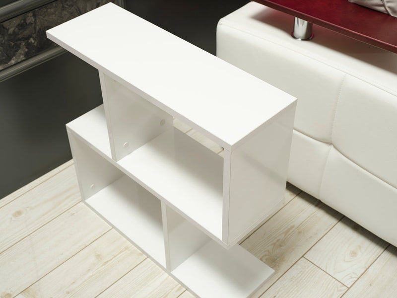 Alfa Side Table - Bookcase in Grey - 710-ALF-BC-GREY