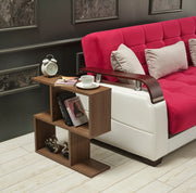 Alfa Side Table - Bookcase in Walnut - 710-ALF-BC-WALNUT