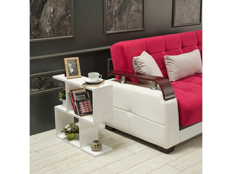 Alfa Side Table - Bookcase in Walnut - 710-ALF-BC-WALNUT