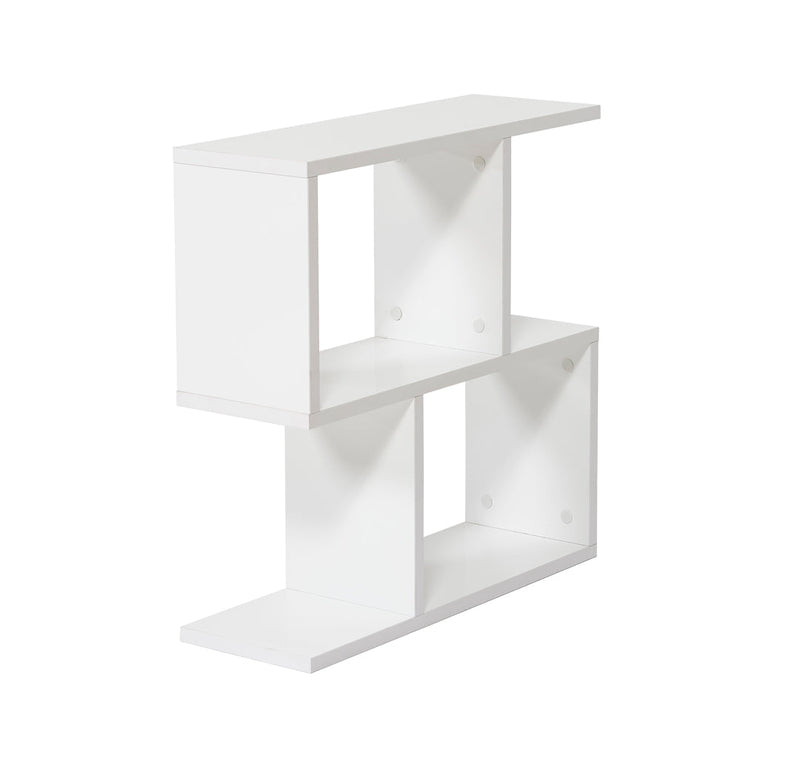 Alfa Side Table - Bookcase in White - 710-ALF-BC-WHITE