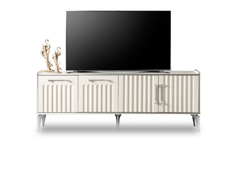 Alfemo Tv Stand in Cream - 130-ALF-TV