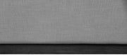 Alfie Linen Textured Fabric Full Bed Grey - Gate FurnitureFull Bed