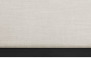 Alfie Linen Textured Fabric Twin Bed Beige - Gate FurnitureTwin Bed