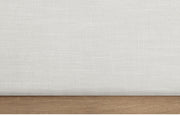 Alfie Linen Textured Fabric Twin Bed Cream - Gate FurnitureTwin Bed