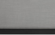 Alfie Linen Textured Fabric Twin Bed Grey - Gate FurnitureTwin Bed