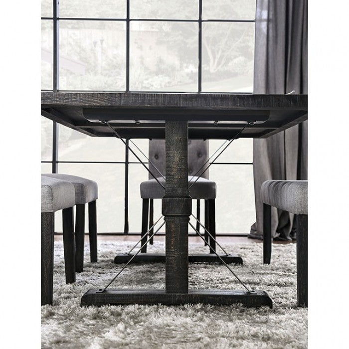 Alfred Antique Black Dining Table - CM3735T