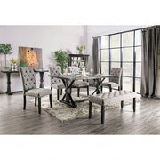 Alfred Antique Black Dining Table - CM3735T