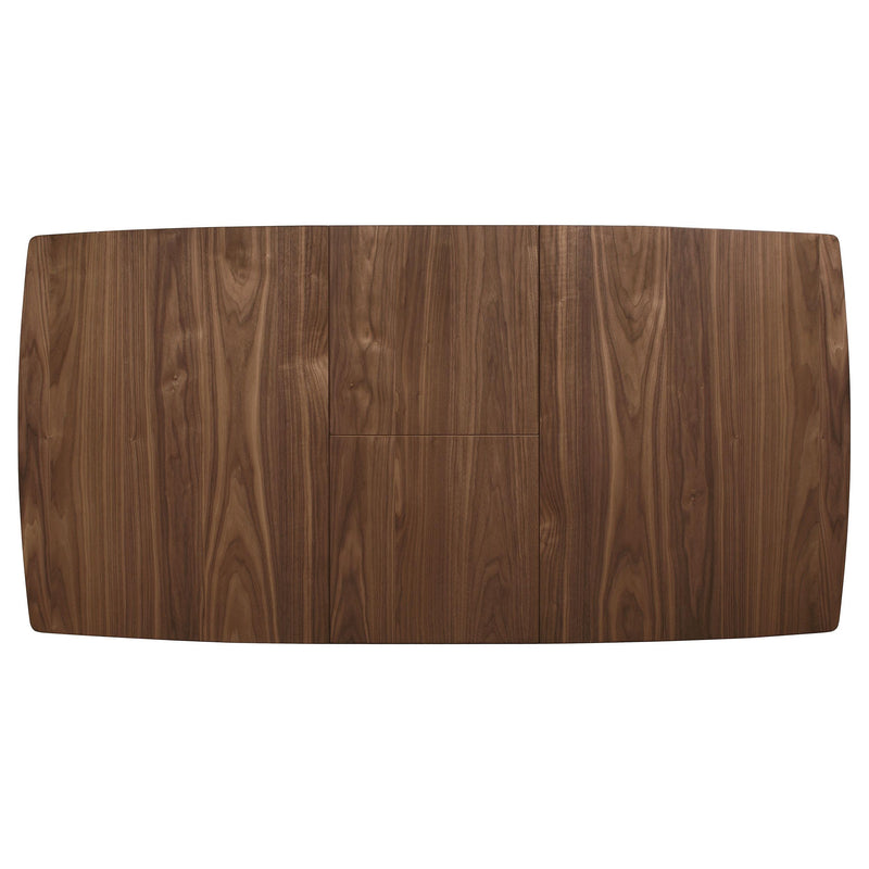 Alfredo 5-piece Butterfly Leaf Dining Set Natural Walnut - 108080-S5