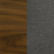 Alfredo Dining Side Chair Grey and Natural Walnut (Set of 2) - 108082