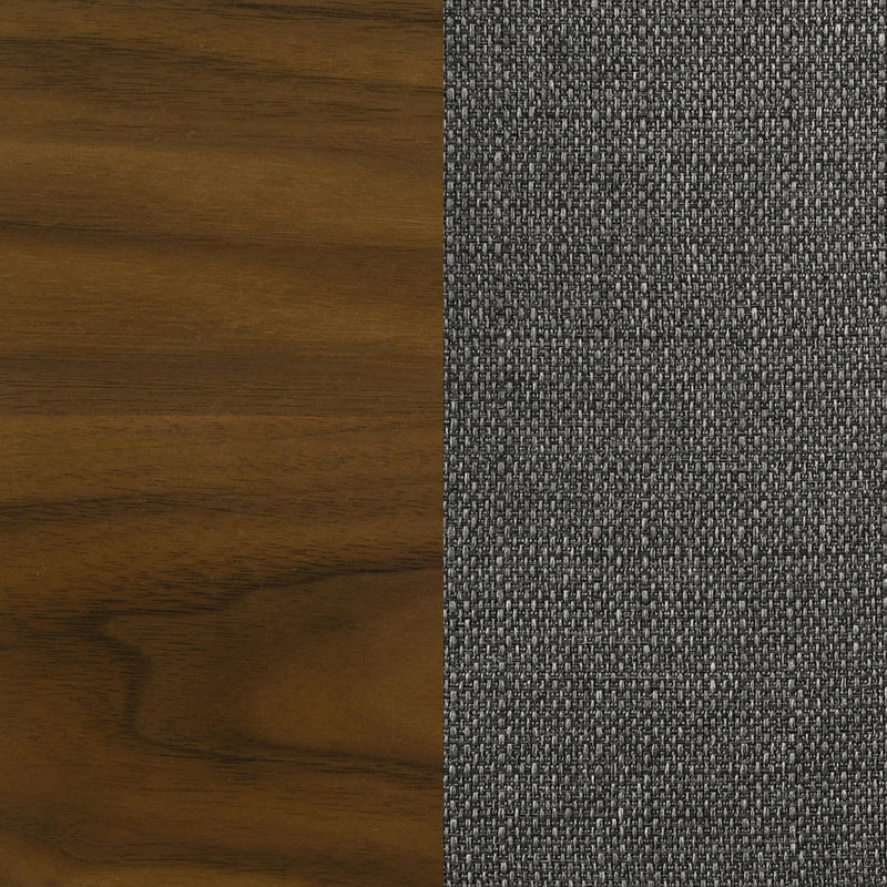 Alfredo Dining Side Chair Grey and Natural Walnut (Set of 2) - 108082
