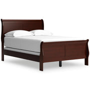 Alisdair Reddish Brown Queen Sleigh Bed, Dresser, Mirror, 2 Chests and 2 Nightstands - B376B29