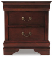 Alisdair Reddish Brown Queen Sleigh Bed, Dresser, Mirror, 2 Chests and 2 Nightstands - B376B29