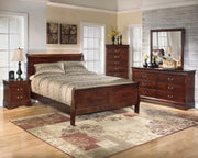 Alisdair Reddish Brown Sleigh Bedroom Set - Gate FurnitureBedroom Set