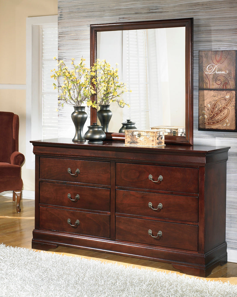 Alisdair Reddish Brown Sleigh Bedroom Set - Gate FurnitureBedroom Set