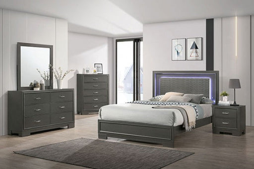 Alison Metallic Gray Mirror - CM7416GY-M