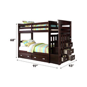 Allentown Twin/Twin Bunk Bed W/Trundle & Storage - 10170W