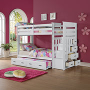 Allentown Twin/Twin Bunk Bed W/Trundle & Storage - 37370