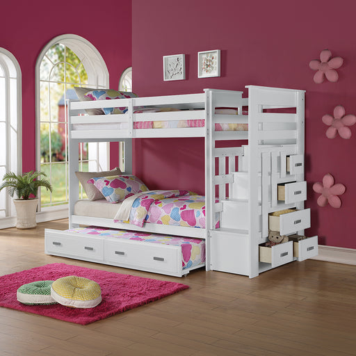 Allentown Twin/Twin Bunk Bed W/Trundle & Storage - 37370