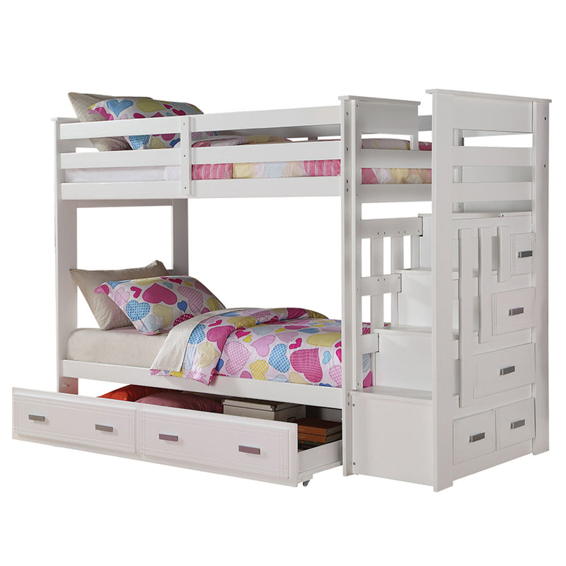 Allentown Twin/Twin Bunk Bed W/Trundle & Storage - 37370