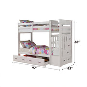 Allentown Twin/Twin Bunk Bed W/Trundle & Storage - 37370